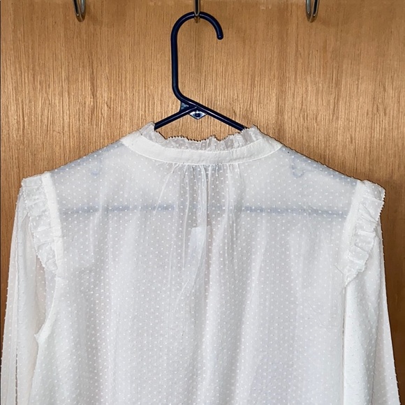 J.Crew Dotted Swiss Blouse - Picture 8 of 10